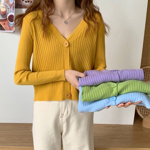 2021 new 7 colors autumn solid color v neck knitted sweater cardigan long sleeve womens outwear coats (c1906) 67pv, White;black
2021 new 7 colors autumn solid color v neck knitted sweater cardigan long sleeve womens outwear coats (c1906) 67pv, White;black