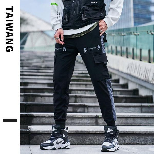 men's pants 2021 autumn&winter korean style of trendy brand ins personality casual loose slim all-match, Black
men's pants 2021 autumn&winter korean style of trendy brand ins personality casual loose slim all-match, Black