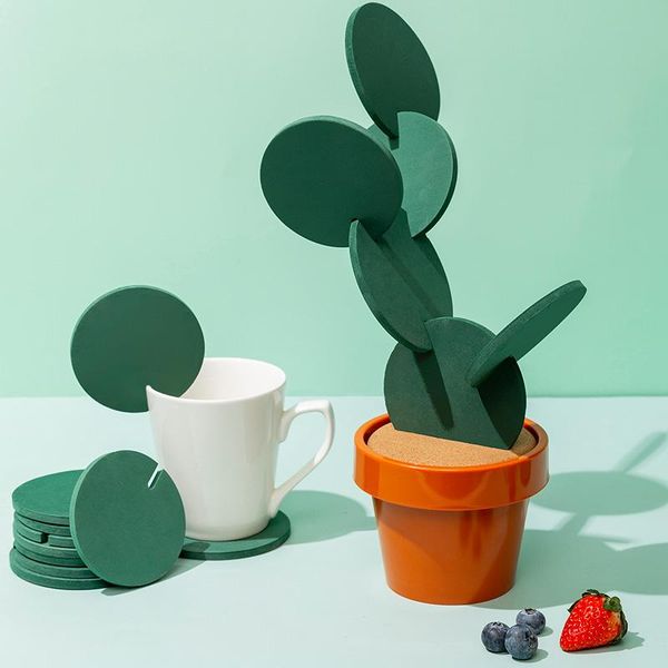 mats & pads 6-piece cactus creative dining table waterproof insulation pad nordic ins wind compressed wood teacup oil-proof mat
mats & pads 6-piece cactus creative dining table waterproof insulation pad nordic ins wind compressed wood teacup oil-proof mat