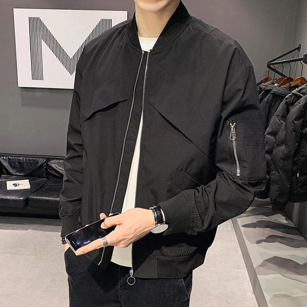 autumn new men's bomber zipper jacket male casual spring streetwear hip hop slim fit pilot coat men clothing 2021 new, Black;brown
autumn new men's bomber zipper jacket male casual spring streetwear hip hop slim fit pilot coat men clothing 2021 new, Black;brown