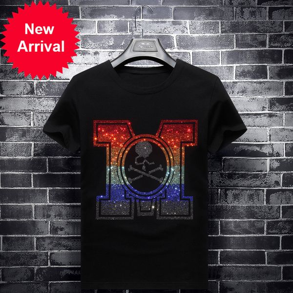 2021 skull strass t-shirts short-sleeve men fashion fine clothes streetwear modal neck cotton tshirts calaveras t-shirt wjeg, White;black
2021 skull strass t-shirts short-sleeve men fashion fine clothes streetwear modal neck cotton tshirts calaveras t-shirt wjeg, White;black