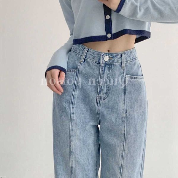 style personalized midline high waist slim wide leg pants loose vertical casual, Blue
style personalized midline high waist slim wide leg pants loose vertical casual, Blue