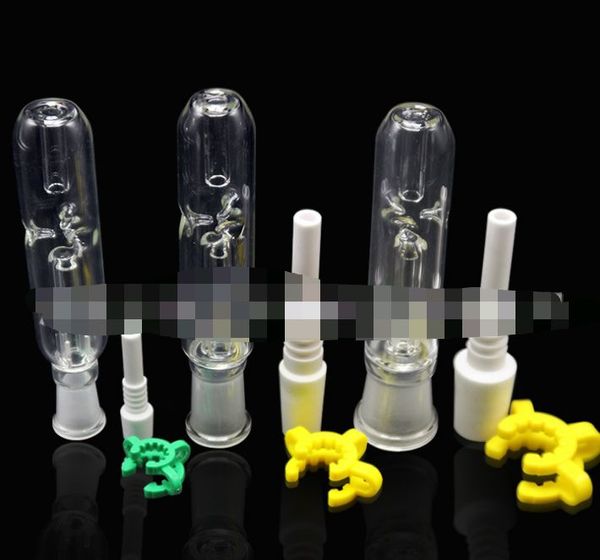 Image of 2021 Nectar Collector Kit with Quartz Tips Dab Straw Oil Rigs mini recycler water Pipe bong smoking accessories dab rig