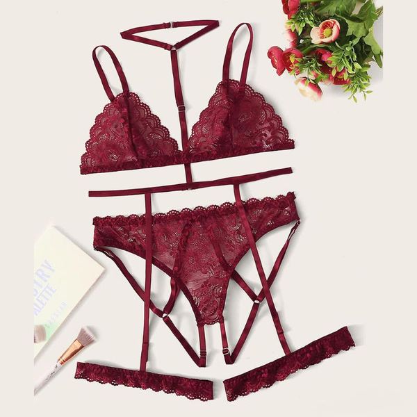 bras sets women mesh lingerie lace bra set underwear panty bandage erotic dress briefs sleepwear s-l, Red;black
bras sets women mesh lingerie lace bra set underwear panty bandage erotic dress briefs sleepwear s-l, Red;black