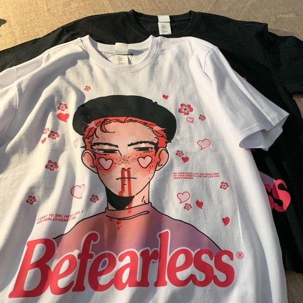 men's t-shirts 2021 harajuku tshirt simple boy printing short sleeve cartoon anime casual t-shirt male streetwear hip hop, White;black
men's t-shirts 2021 harajuku tshirt simple boy printing short sleeve cartoon anime casual t-shirt male streetwear hip hop, White;black
