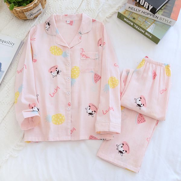 spring/summer 2021 new ladies 100% cotton pajamas suit cute soft and comfortable thin large size home service women 8hww, Black;brown
spring/summer 2021 new ladies 100% cotton pajamas suit cute soft and comfortable thin large size home service women 8hww, Black;brown