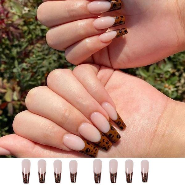 false nails press on manicure tool full cover detachable wearable fake nail tips leopard french coffin, Red;gold
false nails press on manicure tool full cover detachable wearable fake nail tips leopard french coffin, Red;gold