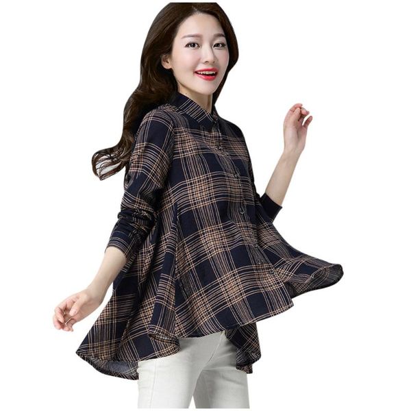 maternity & tees chiffon shirt blouse women plus size long sleeve ruffled butterfly shirts plaid o-neck button casual female t-shirt, White
maternity & tees chiffon shirt blouse women plus size long sleeve ruffled butterfly shirts plaid o-neck button casual female t-shirt, White