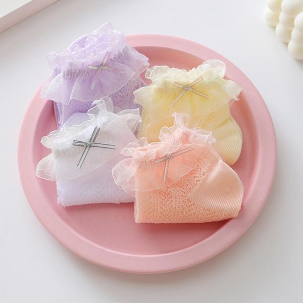 socks baby solid color cotton girls lace ruffle cute princess style accessories spring summe, Pink;yellow
socks baby solid color cotton girls lace ruffle cute princess style accessories spring summe, Pink;yellow