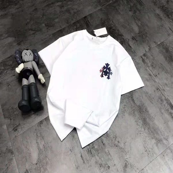 crosin gradient cross print short sleeve t-shirt ~ 2021 summer new fashion, western style, relaxed, unisex, White
crosin gradient cross print short sleeve t-shirt ~ 2021 summer new fashion, western style, relaxed, unisex, White