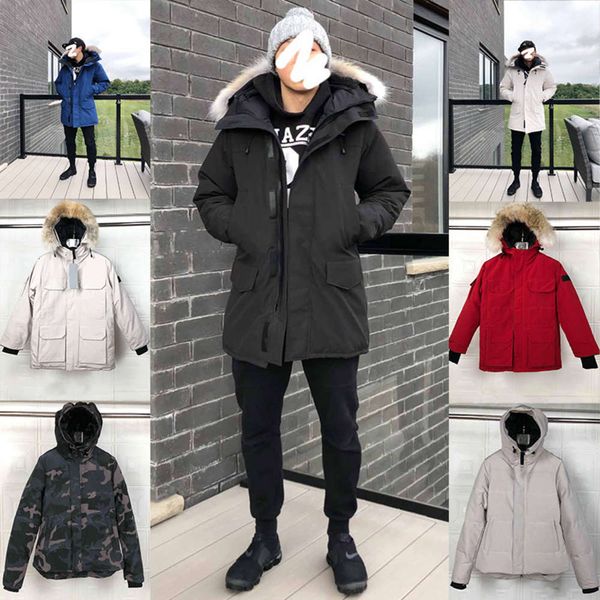 2021 mens designer womens winter coats parkas outerwear hooded windbreaker big fur man down jackets ing, Black
2021 mens designer womens winter coats parkas outerwear hooded windbreaker big fur man down jackets ing, Black