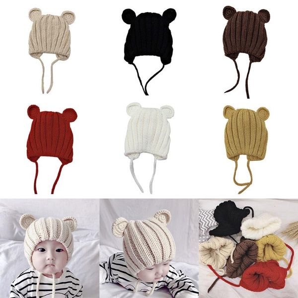 autumn winter warm baby cute beanie cap ear protection solid color hat for newborn infants, Yellow
autumn winter warm baby cute beanie cap ear protection solid color hat for newborn infants, Yellow