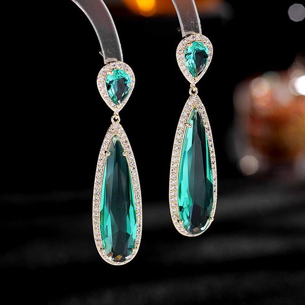 hoop & huggie bilincolor green cubic zirconia wedding bridal earring for women, Golden;silver
hoop & huggie bilincolor green cubic zirconia wedding bridal earring for women, Golden;silver