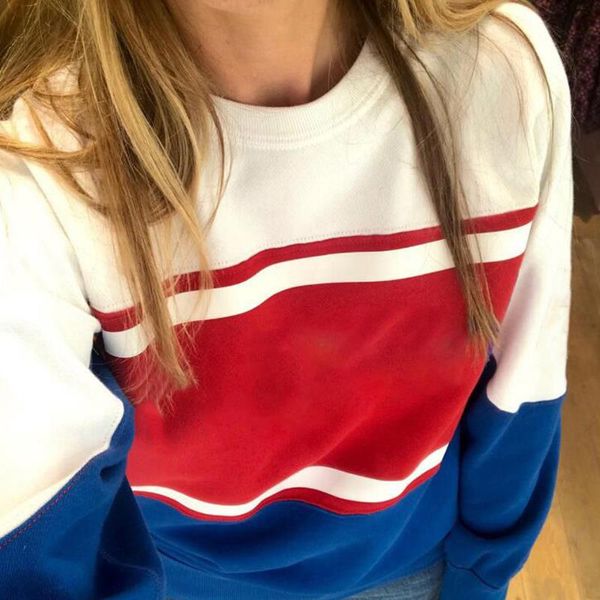 french style o-neck sweatshirt summer sleeve matching sweater long vintage pullover street spring color sweatshirts fashion ins shirt txgec, Black
french style o-neck sweatshirt summer sleeve matching sweater long vintage pullover street spring color sweatshirts fashion ins shirt txgec, Black