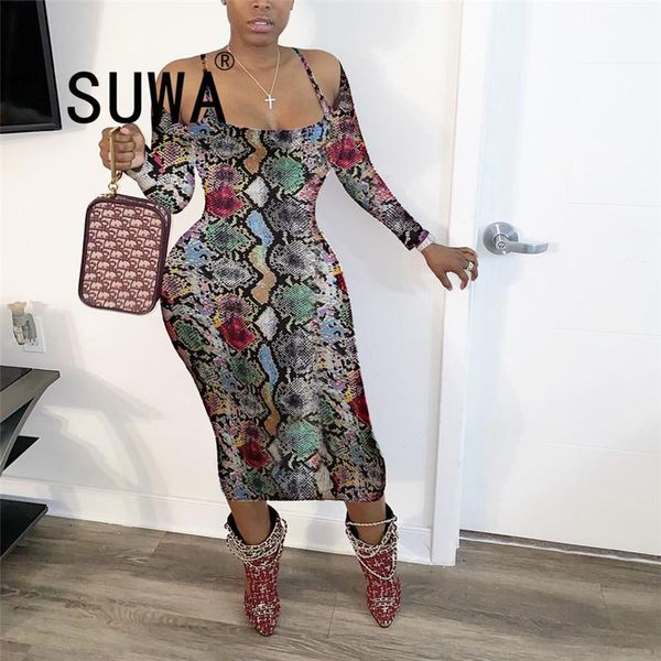 casual dresses colorful snake print fashin long bodycon for women clothing evening party club dress elegant streetwear, Black;gray
casual dresses colorful snake print fashin long bodycon for women clothing evening party club dress elegant streetwear, Black;gray