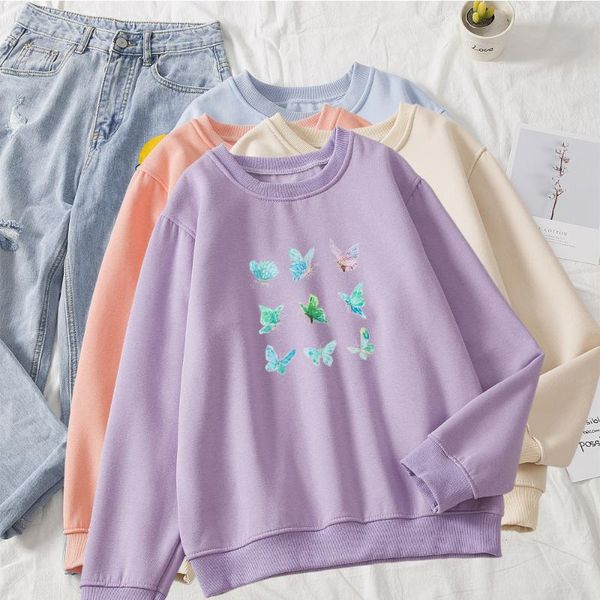 women's hoodies & sweatshirts fashion women casual simple sweatshirt butterfly printing harajuku long sleeve winter o-neck comfortable, Black
women's hoodies & sweatshirts fashion women casual simple sweatshirt butterfly printing harajuku long sleeve winter o-neck comfortable, Black