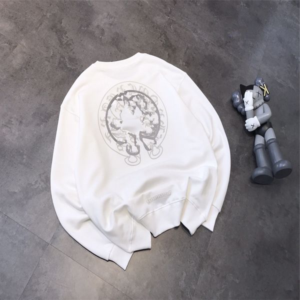 factory direct sale style double horseshoe printing lovers' round neck loose casual sweater for men and women, Black;brown
factory direct sale style double horseshoe printing lovers' round neck loose casual sweater for men and women, Black;brown