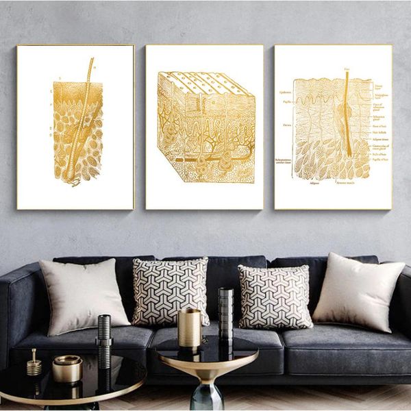 paintings golden art canvas poster picture skin histologist anatomy interior decoration for home wall painting printings decor
paintings golden art canvas poster picture skin histologist anatomy interior decoration for home wall painting printings decor