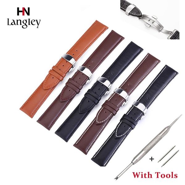 watch bands genuine leather watchband for men women watches straps 12mm/14mm/16mm/18mm/20mm/22mm/24m double press butterfly buckle band, Black;brown
watch bands genuine leather watchband for men women watches straps 12mm/14mm/16mm/18mm/20mm/22mm/24m double press butterfly buckle band, Black;brown