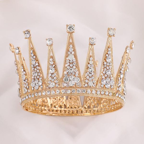hair clips & barrettes round gold rhinestone bridal tiaras crowns women crystal baroque bride queen jewelry pageant diadem wedding accessori, Golden;silver
hair clips & barrettes round gold rhinestone bridal tiaras crowns women crystal baroque bride queen jewelry pageant diadem wedding accessori, Golden;silver