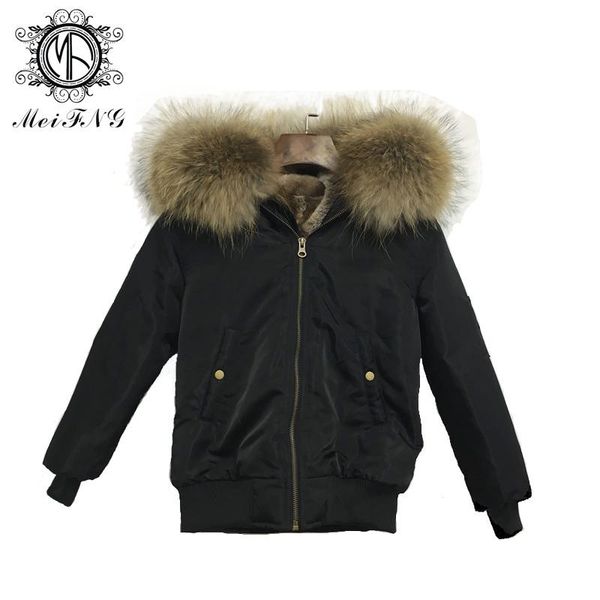 women's jackets 2021 fashion jacket baseball costume for children natural color real raccoon fur collar coat faux lining hem can be con, Black;brown
women's jackets 2021 fashion jacket baseball costume for children natural color real raccoon fur collar coat faux lining hem can be con, Black;brown