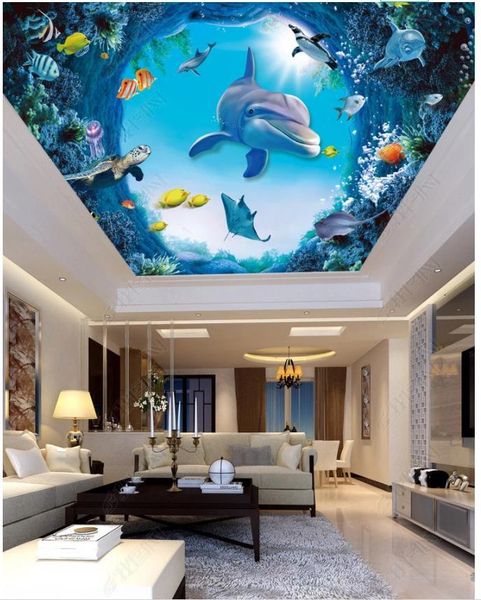 wallpapers custom po wallpaper 3d ceiling underwater world dolphin fish zenith mural wall papers painting home decoration
wallpapers custom po wallpaper 3d ceiling underwater world dolphin fish zenith mural wall papers painting home decoration
