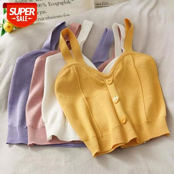 women crop sweater tank button up v neck sleeveless knit casual beach vest female camisole cotton tank #4t1k, White
women crop sweater tank button up v neck sleeveless knit casual beach vest female camisole cotton tank #4t1k, White