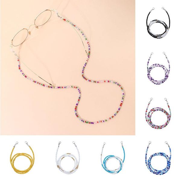 sunglasses frames color mask strap beaded glasses chains women face lanyard anti slip women's neck chain for eyeglass, Silver
sunglasses frames color mask strap beaded glasses chains women face lanyard anti slip women's neck chain for eyeglass, Silver