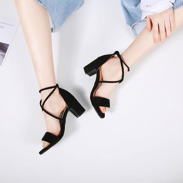 dress shoes big size high heels sandals women woman summer ladies button with thick, Black
dress shoes big size high heels sandals women woman summer ladies button with thick, Black