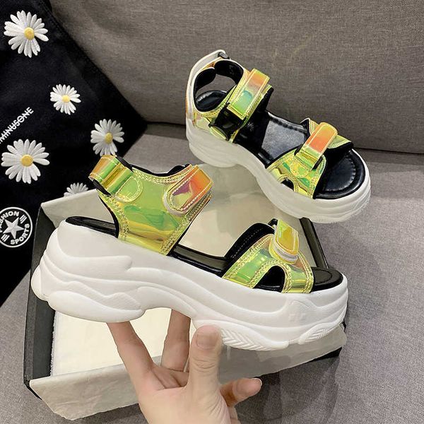 open-toed women sport sandals wedge hollow out outdoor cool platform shoes beach summer 2021 new y0721, Black
open-toed women sport sandals wedge hollow out outdoor cool platform shoes beach summer 2021 new y0721, Black