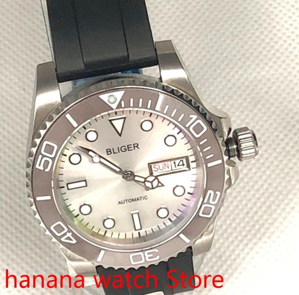 wristwatches 2021 bliger watch men's luxury sports and leisure waterproof mechanical clock gray bezel rotating 120 clicks, Slivery;brown
wristwatches 2021 bliger watch men's luxury sports and leisure waterproof mechanical clock gray bezel rotating 120 clicks, Slivery;brown