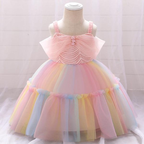 girl's dresses rainbow baby girls clothes princess wedding dress shoulderless infant birthday baptism clothing bow tulle gown party, Red;yellow
girl's dresses rainbow baby girls clothes princess wedding dress shoulderless infant birthday baptism clothing bow tulle gown party, Red;yellow