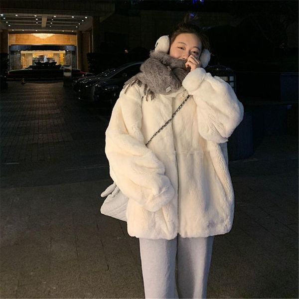 women's fur & faux 2021 jackets woman winter coats plus size female imitation mink outerwear trendy lady, Black
women's fur & faux 2021 jackets woman winter coats plus size female imitation mink outerwear trendy lady, Black