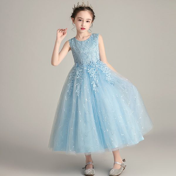 new flower girl princess birthday wedding party long sequin dress girls feast party first party embroidery long dress, White;pink
new flower girl princess birthday wedding party long sequin dress girls feast party first party embroidery long dress, White;pink