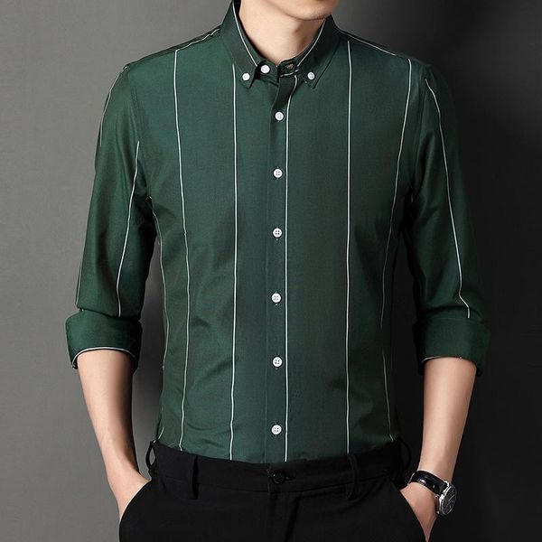 men's dress shirts handsome casual business men shirt brand fashion slim fit cotton long sleeve office striped white black blue
men's dress shirts handsome casual business men shirt brand fashion slim fit cotton long sleeve office striped white black blue