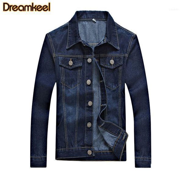 men's jackets denim mens cotton plus size fashion moto biker outerwear coats jean jacket for men streetwear male r1, Black;brown
men's jackets denim mens cotton plus size fashion moto biker outerwear coats jean jacket for men streetwear male r1, Black;brown