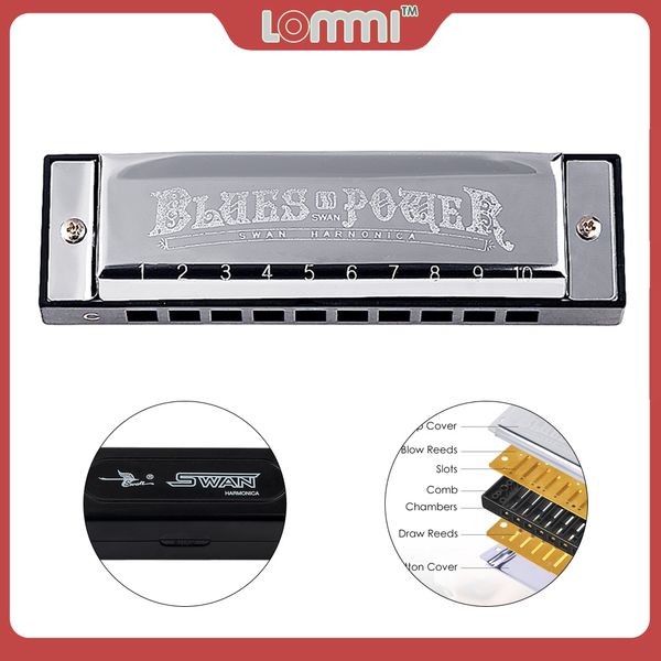 lommi harmonica swan senior bruce 10 hole blues c key harmonica for beginners & kids with carry box standard chrismas xmas gift
lommi harmonica swan senior bruce 10 hole blues c key harmonica for beginners & kids with carry box standard chrismas xmas gift