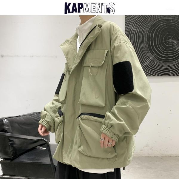multiple pockets men patchwork bomber jacket 2021 male streetwear hip hop windbreaker mens korean style vintage jackets men's, Black;brown
multiple pockets men patchwork bomber jacket 2021 male streetwear hip hop windbreaker mens korean style vintage jackets men's, Black;brown