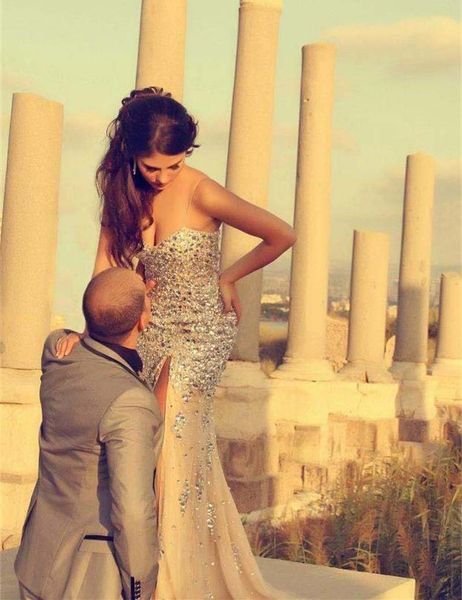 party dresses champagne luxury crystal of 2021 higher backless dress night seam yee evening mermaid ty487, White;black
party dresses champagne luxury crystal of 2021 higher backless dress night seam yee evening mermaid ty487, White;black