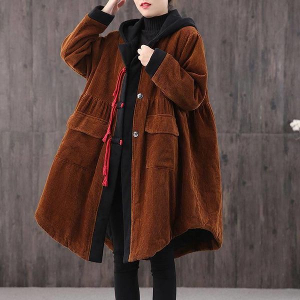 women's trench coats 2021 oversize itself corduroy jacket women winter fleece coat thicken windbreaker hooded lady overcoat c568, Tan;black
women's trench coats 2021 oversize itself corduroy jacket women winter fleece coat thicken windbreaker hooded lady overcoat c568, Tan;black