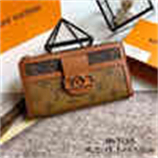 style wallets card vintage brand wallet leather compact long designer chain wallet pouches key luxury holders cases purse m69162, Black;red
style wallets card vintage brand wallet leather compact long designer chain wallet pouches key luxury holders cases purse m69162, Black;red