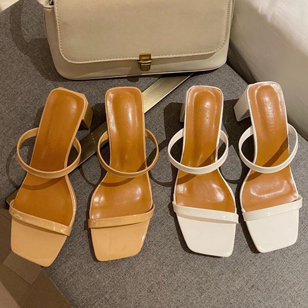 slippers design low heels slides women block high summer shoes female khaki leather muller sandals lady casual peep toe, Black
slippers design low heels slides women block high summer shoes female khaki leather muller sandals lady casual peep toe, Black