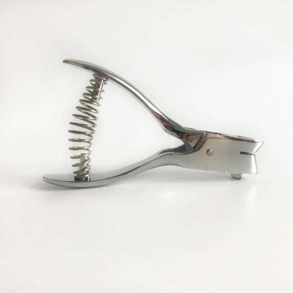 binders hand held slot metal steel puncher punch for id card badge pvc po tag punching tool 
binders hand held slot metal steel puncher punch for id card badge pvc po tag punching tool