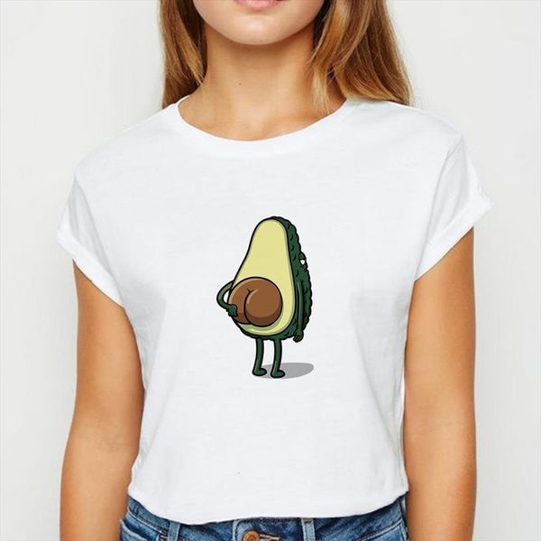 female avocado and womens men t shirt retro ropa mujer spring summer persionalized streetwear o neck shirts, White;black
female avocado and womens men t shirt retro ropa mujer spring summer persionalized streetwear o neck shirts, White;black