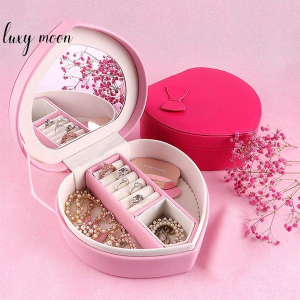 cosmetic bags & cases heart shaped jewelry case box pu leather women cosmetics travel portable storage for necklaces ring earrings zd2126
cosmetic bags & cases heart shaped jewelry case box pu leather women cosmetics travel portable storage for necklaces ring earrings zd2126