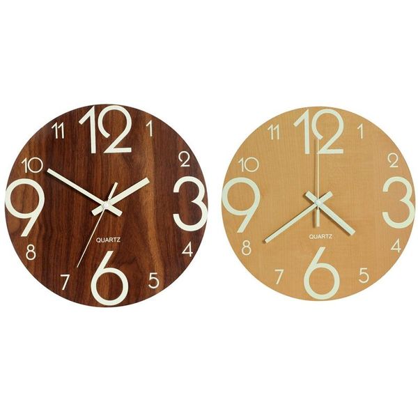 luminous wall clock,12 inch wooden silent non-ticking kitchen wall clocks with night lights for indoor/outdoor living room bedro
luminous wall clock,12 inch wooden silent non-ticking kitchen wall clocks with night lights for indoor/outdoor living room bedro