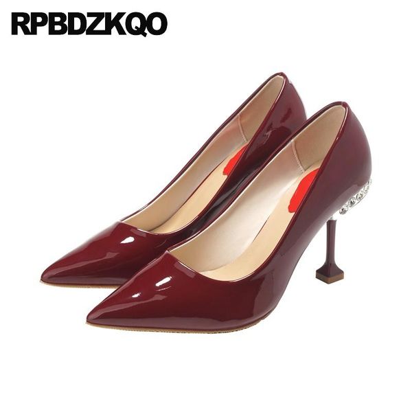 dress shoes kitten black crystal evening high heels rhinestone pointed toe pumps patent leather party red thin women 8cm diamond jewel
dress shoes kitten black crystal evening high heels rhinestone pointed toe pumps patent leather party red thin women 8cm diamond jewel