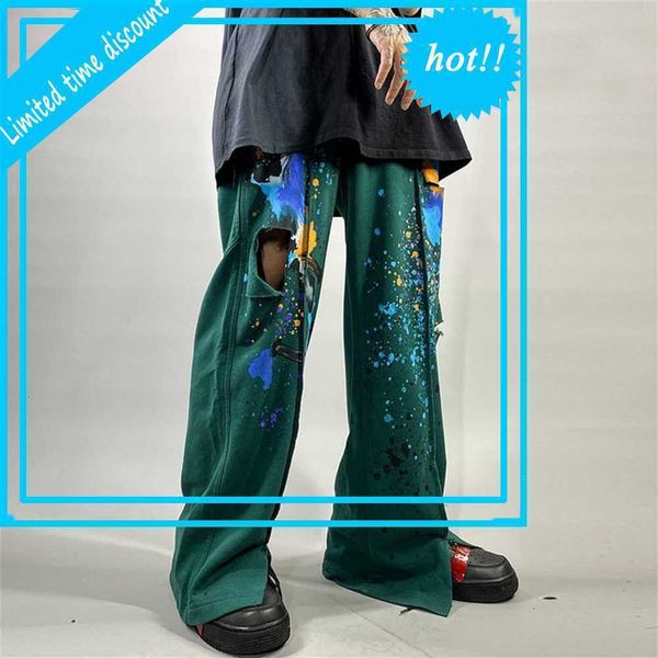 broken hole streetwear hip hop casual loose pants male fashion vintage wide leg long trousers jogger sweatpants, Black
broken hole streetwear hip hop casual loose pants male fashion vintage wide leg long trousers jogger sweatpants, Black