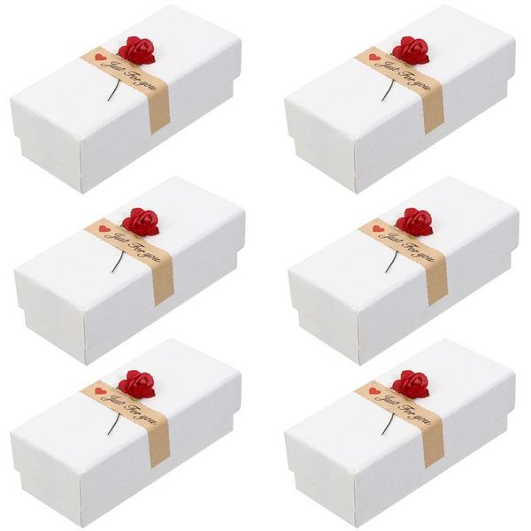 6pcs flower gift box rose design jewelry case delicate paper case cracked leather lipstick box rose flower cover day gift
6pcs flower gift box rose design jewelry case delicate paper case cracked leather lipstick box rose flower cover day gift