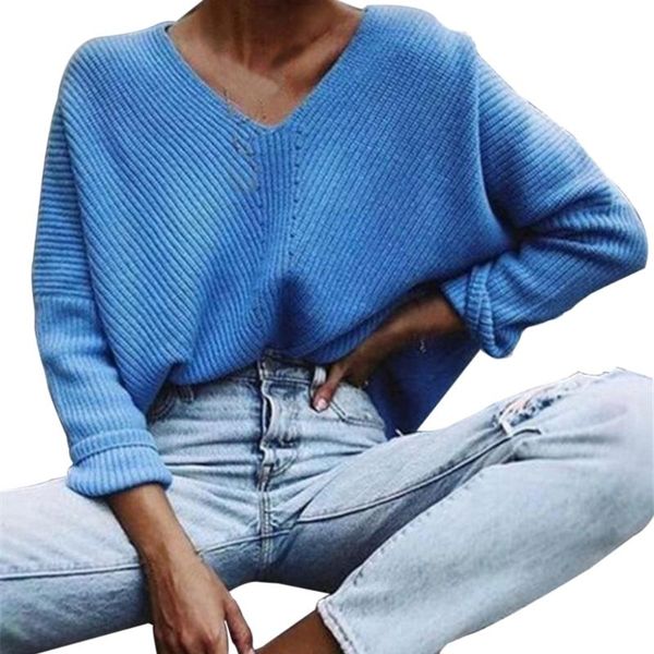 women's sweaters vogue nice autumn winter blue knitted pullovers women long sleeve v-neck cashmere casual korean female jumper, White;black
women's sweaters vogue nice autumn winter blue knitted pullovers women long sleeve v-neck cashmere casual korean female jumper, White;black